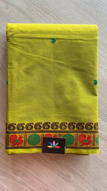 Thread Border Chettinad Cotton Saree - 25856