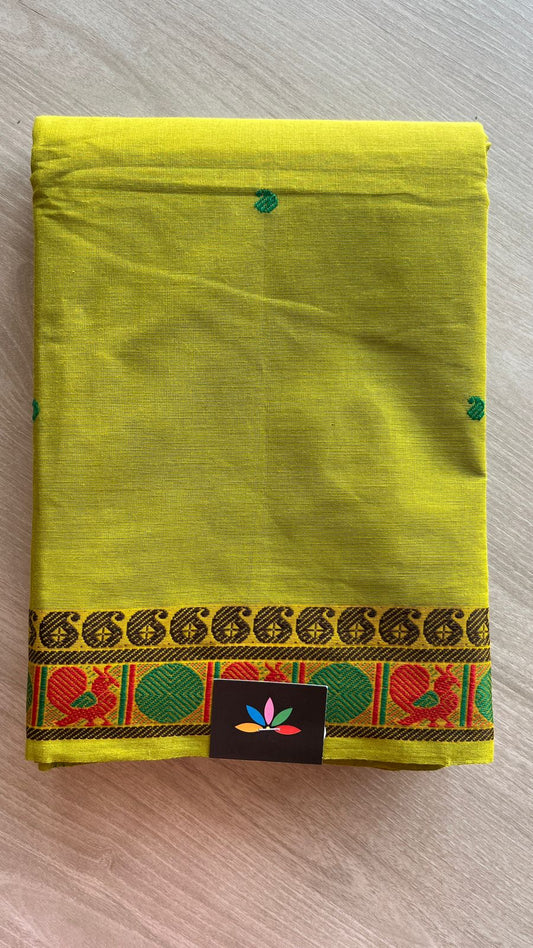 Thread Border Chettinad Cotton Saree - 25856