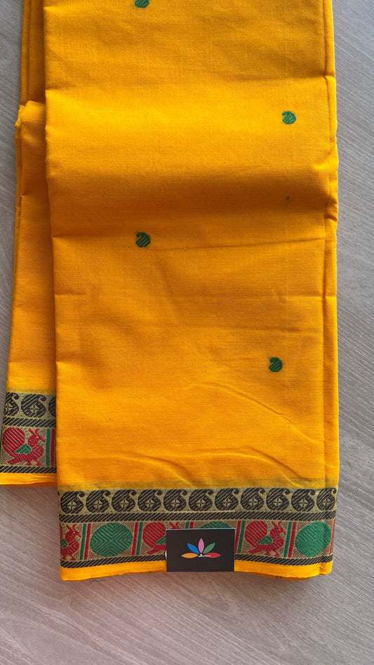 Thread Border Chettinad Cotton Saree - 25857