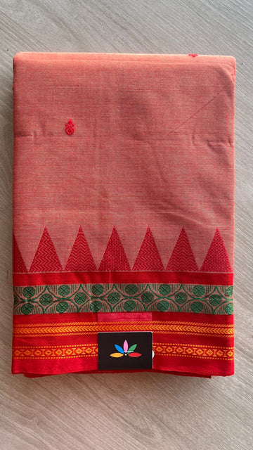 Thread Border Chettinad Cotton Saree - 25861