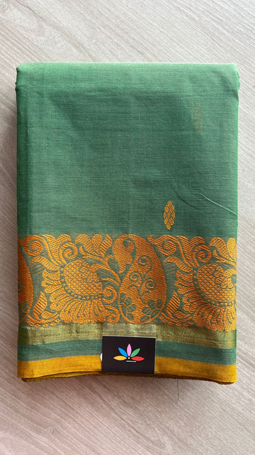 Thread Border Chettinad Cotton Saree - 25868