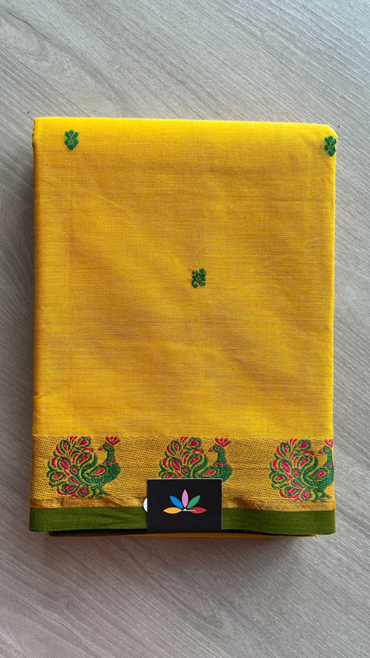 Thread Border Chettinad Cotton Saree - 25871