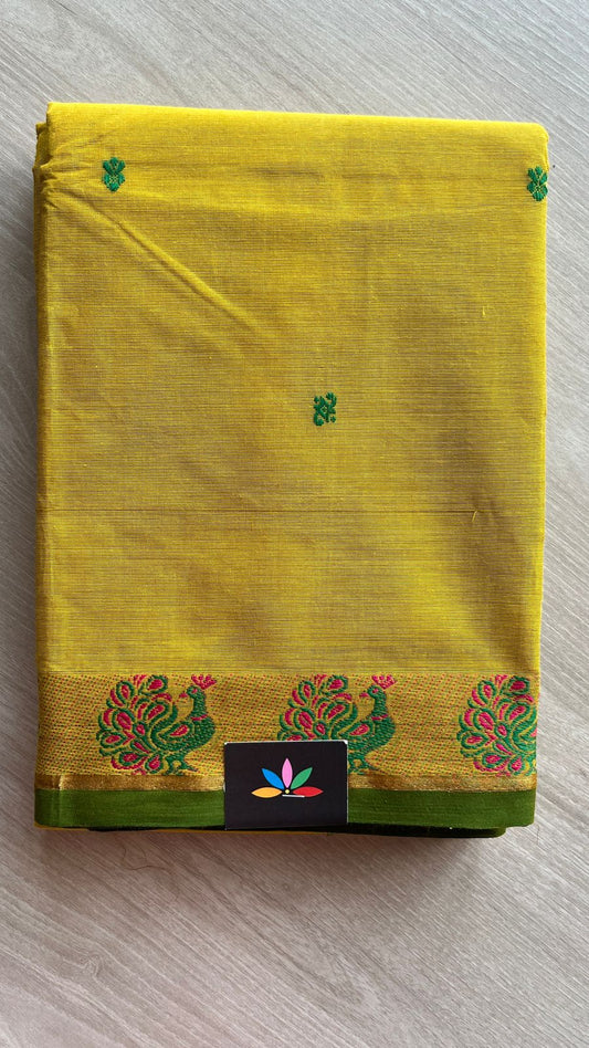 Thread Border Chettinad Cotton Saree - 25872