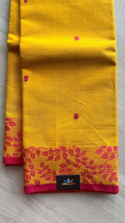 Thread Border Chettinad Cotton Saree - 25874