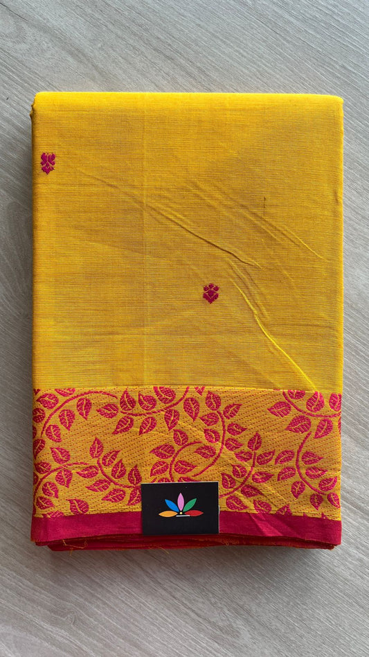 Thread Border Chettinad Cotton Saree - 25874