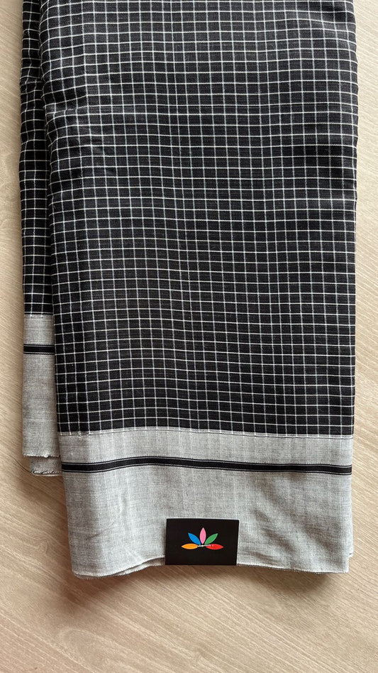 Patteda Anchu Handloom Cotton Saree- 25883