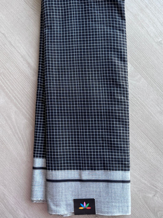 Patteda Anchu Handloom Cotton Saree- 25883