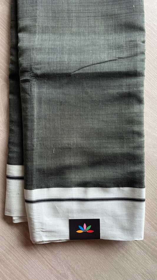 Patteda Anchu Handloom Cotton Saree- 25893