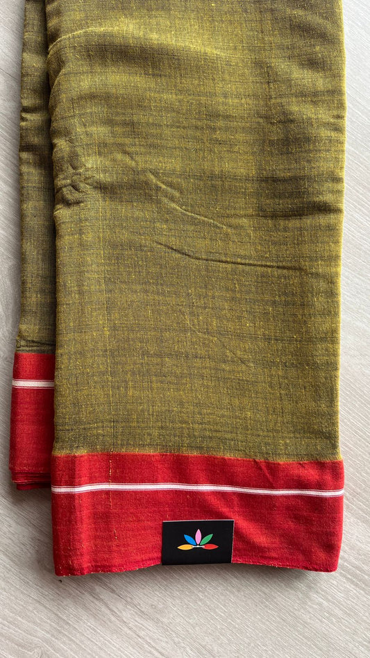 Patteda Anchu Handloom Cotton Saree- 25894