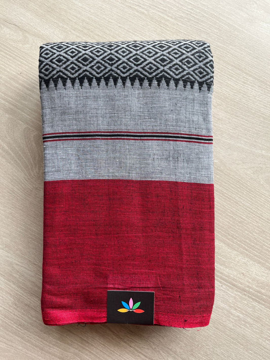 Handloom Bengal Soft Cotton Saree -25910