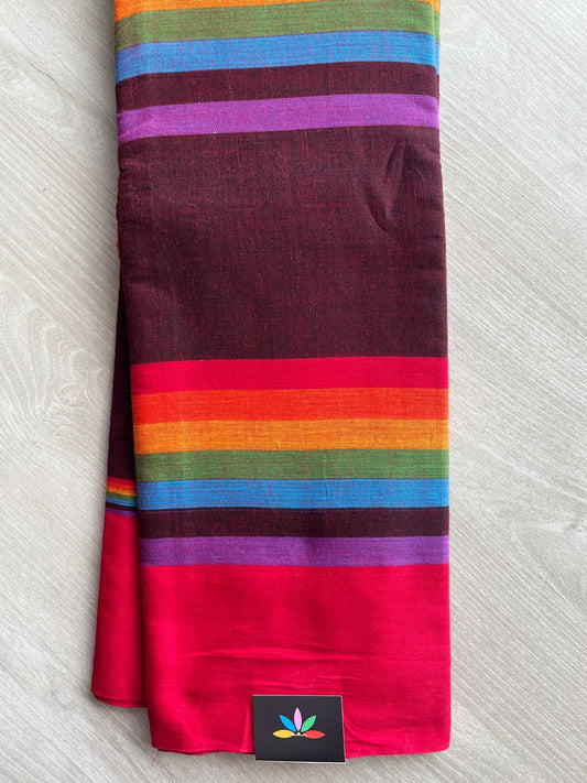 Handloom Bengal Soft Cotton Saree -25917