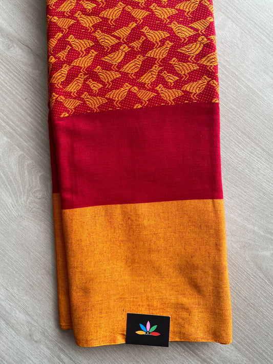 Handloom Bengal Soft Cotton Saree -25921