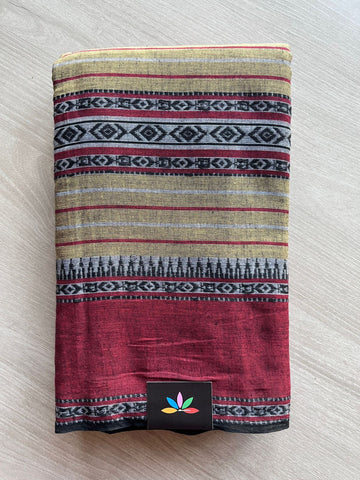 Handloom Bengal Soft Cotton Saree -25965