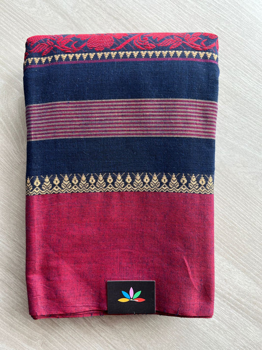 Handloom Bengal Soft Cotton Saree -25986