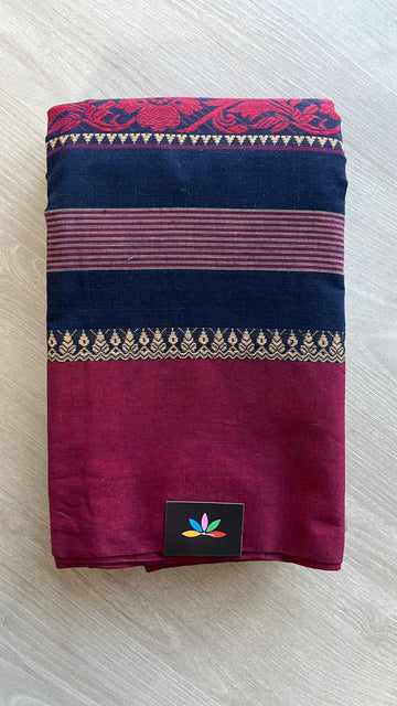 Handloom Bengal Soft Cotton Saree -25986