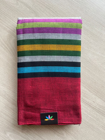 Handloom Bengal Soft Cotton Saree -26011