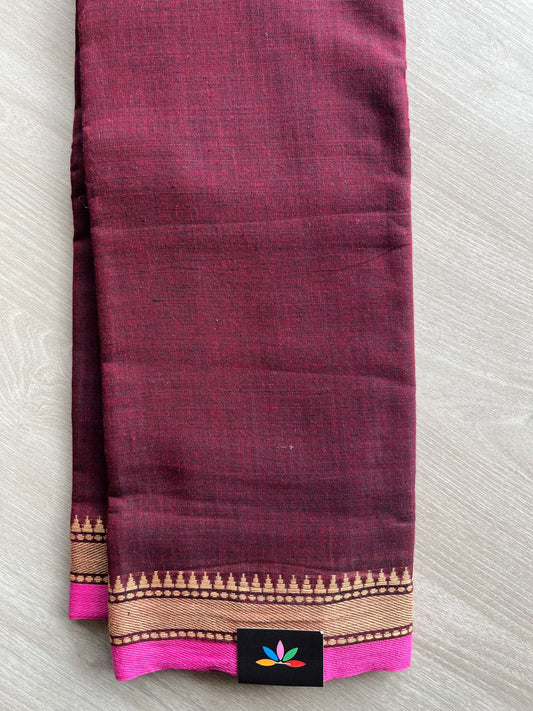 Handloom Bengal Soft Cotton Saree -26033-26034