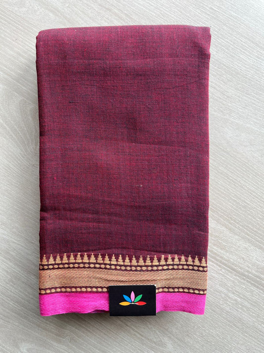 Handloom Bengal Soft Cotton Saree -26033-26034