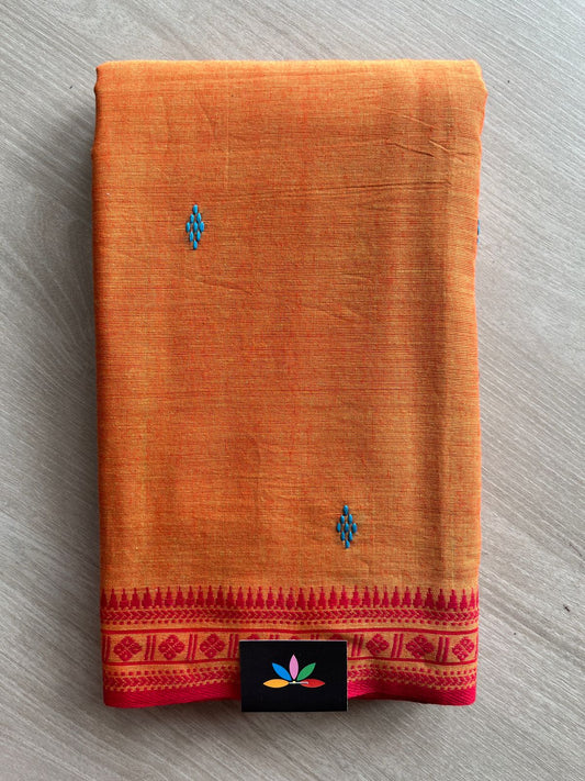 Handloom Bengal Soft Cotton Saree -26139