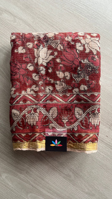 Printed Soft Kota Kalamkari Saree- 21656