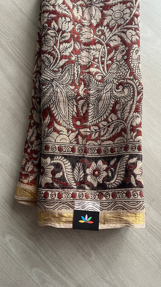 Printed Soft Kota Kalamkari Saree- 21657