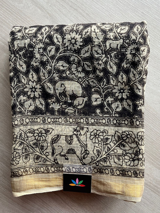 Printed Soft Kota Kalamkari Saree- 26159