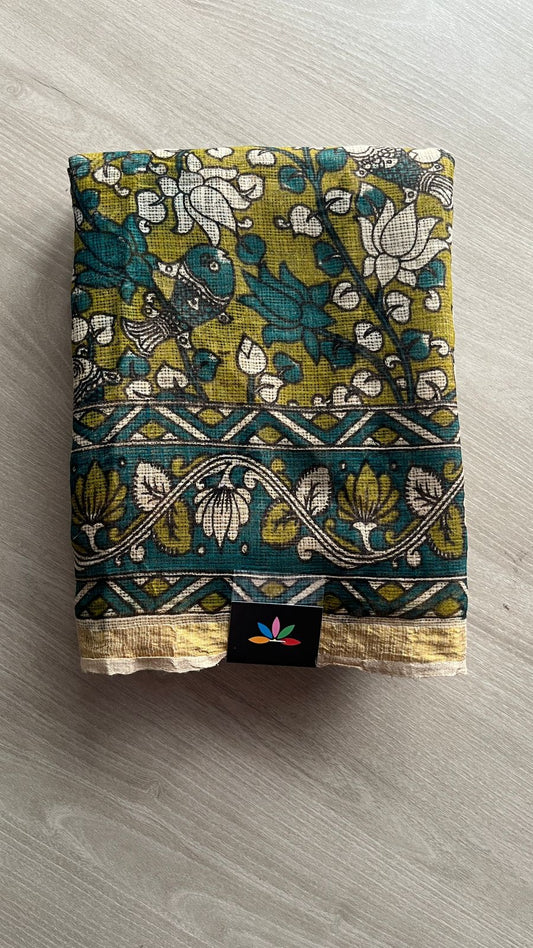 Printed Soft Kota Kalamkari Saree- 21660
