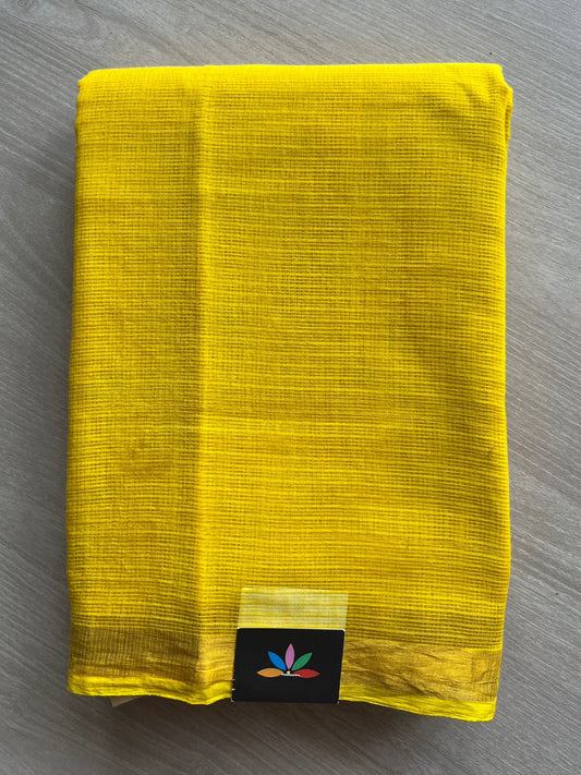 Kalamkari Pallu and Blouse Kota Cotton Saree -26165