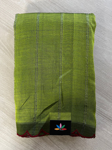 Scallop Border Mangalagiri Silk Cotton Saree-26195