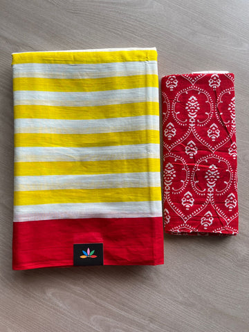 Quirky Printed Mul Cotton Saree-26218-26222