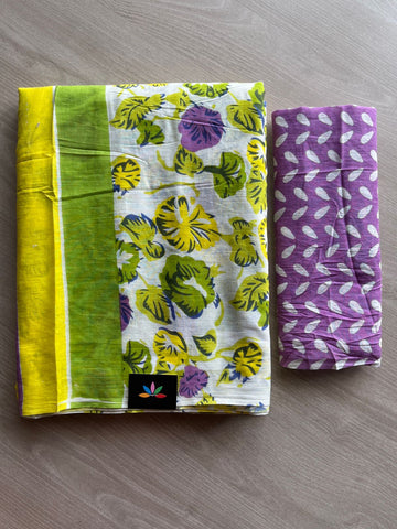 Quirky Printed Mul Cotton Saree-26238-26242