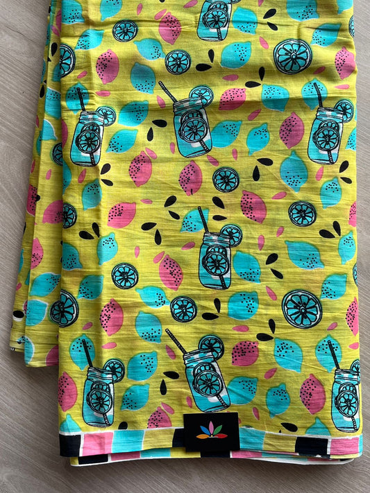 Quirky Printed Mul Cotton Saree-26243-26247