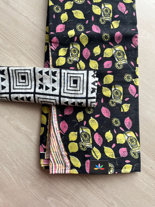 Quirky Printed Mul Cotton Saree-26263-26267