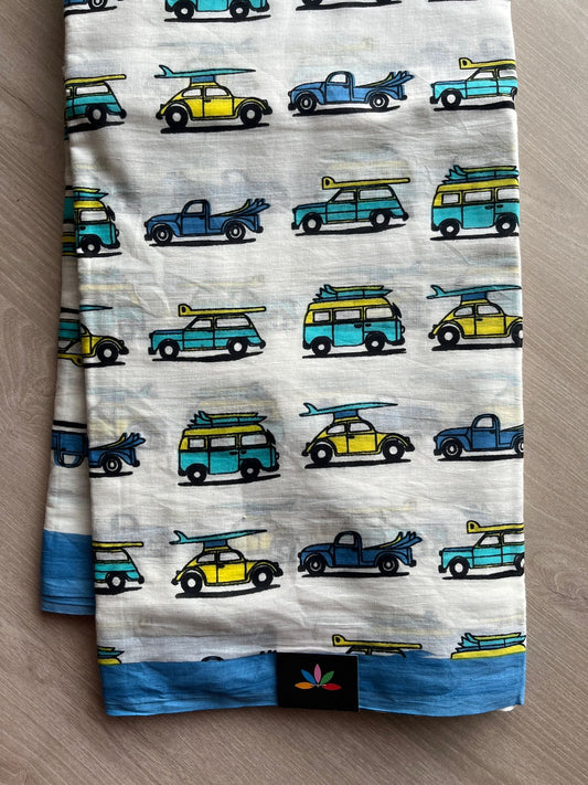 Quirky Printed Mul Cotton Saree- 26268-26272