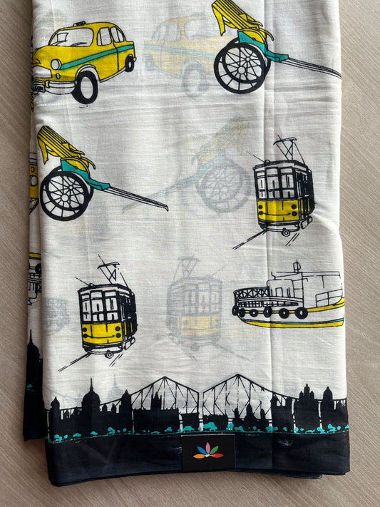 Quirky Printed Mul Cotton Saree-26278-26282