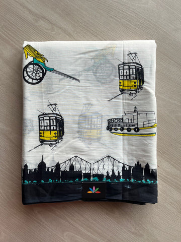 Quirky Printed Mul Cotton Saree-26278-26282