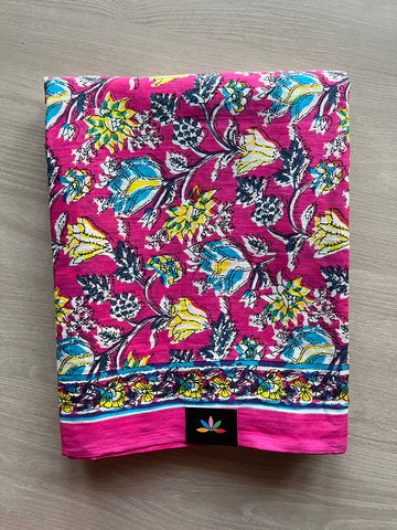 Quirky Printed Mul Cotton Saree-26283-26287