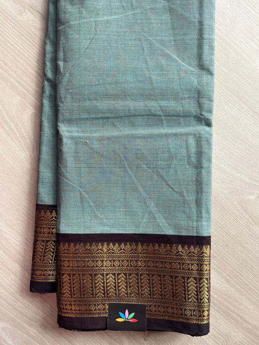 Zari Border Chettinad Cotton Saree - 26313