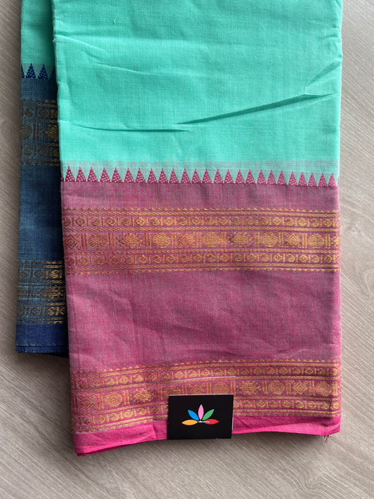 Zari Border Chettinad Cotton Saree - 26317