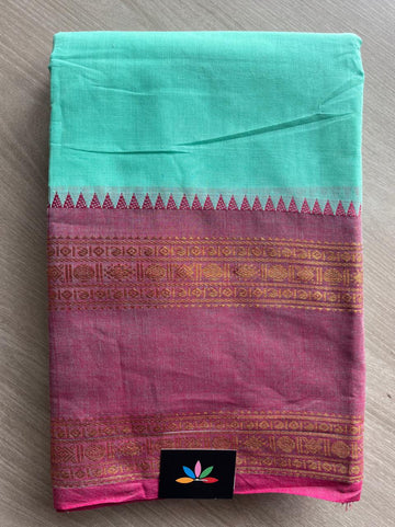 Zari Border Chettinad Cotton Saree - 26317