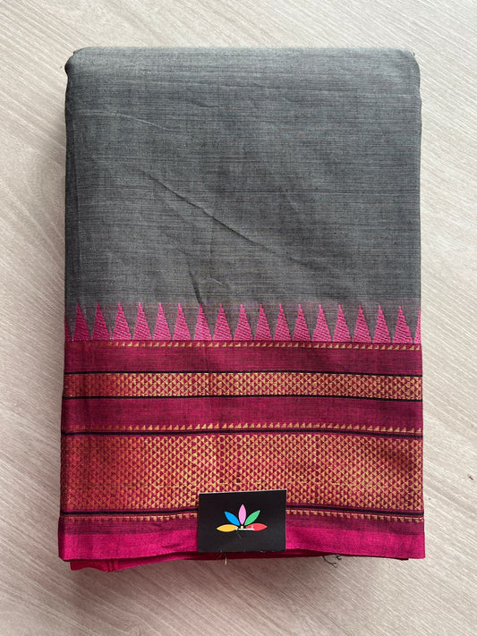 Zari Border Chettinad Cotton Saree - 26319