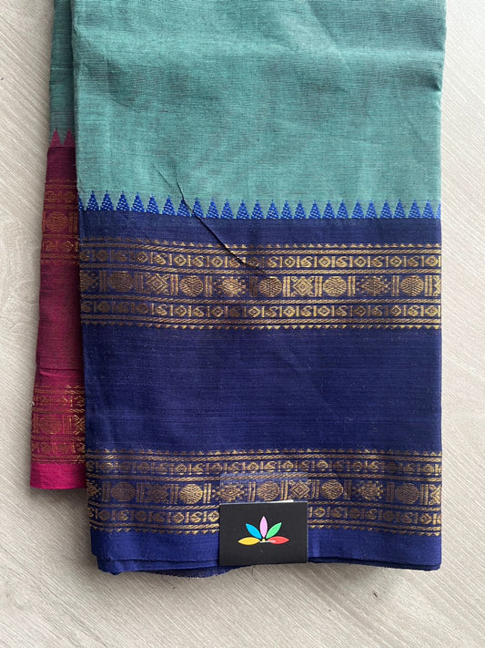 Zari Border Chettinad Cotton Saree - 26320