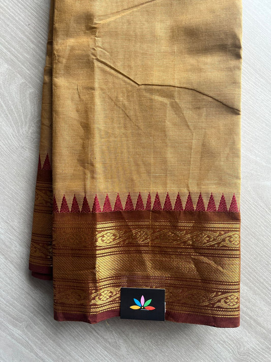 Zari Border Chettinad Cotton Saree - 26322
