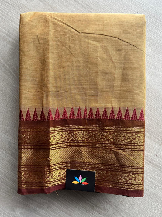 Zari Border Chettinad Cotton Saree - 26322