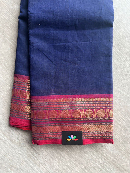 Zari Border Chettinad Cotton Saree - 26323