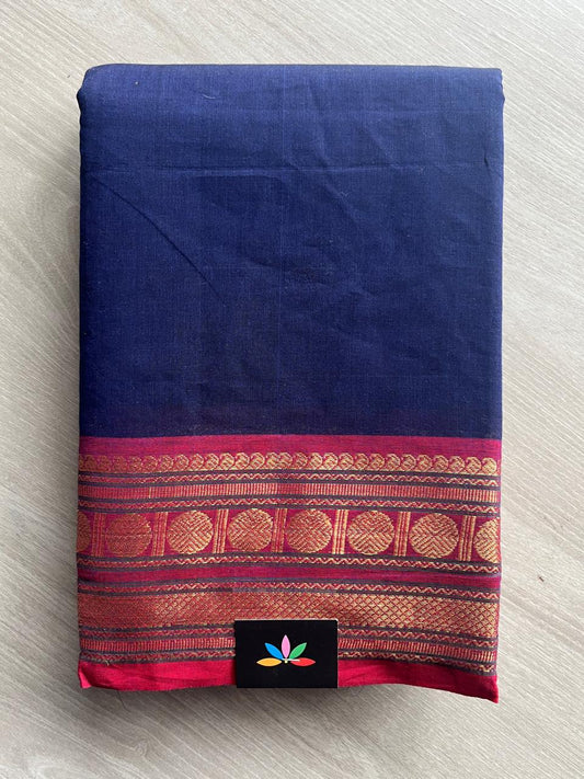 Zari Border Chettinad Cotton Saree - 26323