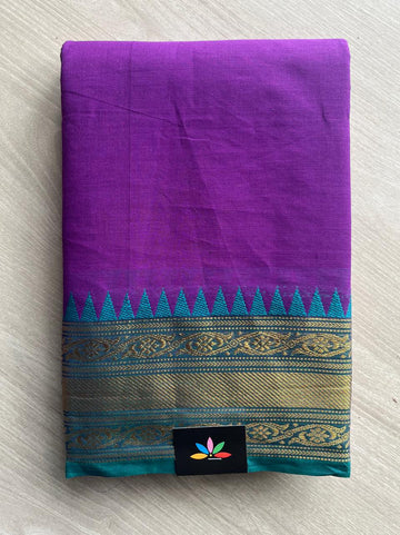Zari Border Chettinad Cotton Saree - 26324