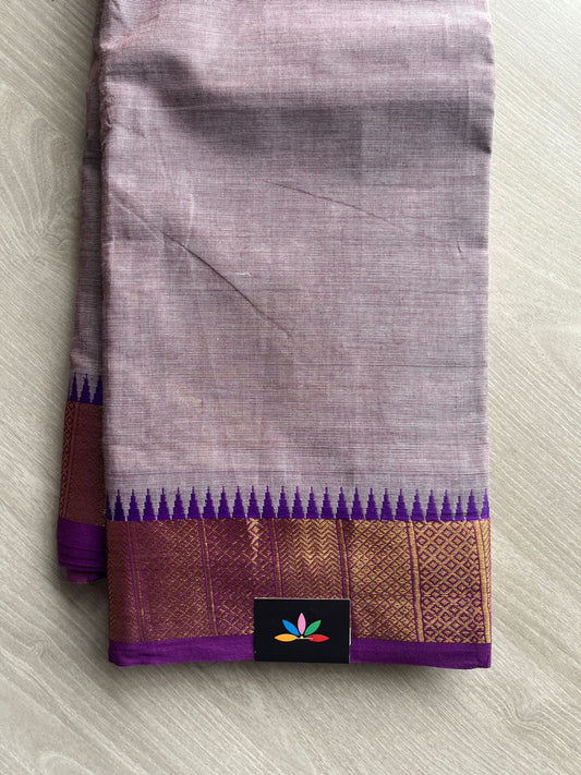 Zari Border Chettinad Cotton Saree - 26325