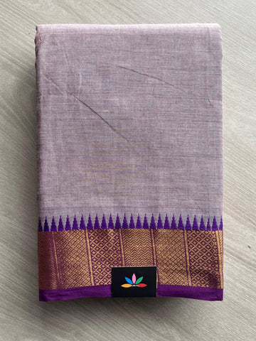 Zari Border Chettinad Cotton Saree - 26325
