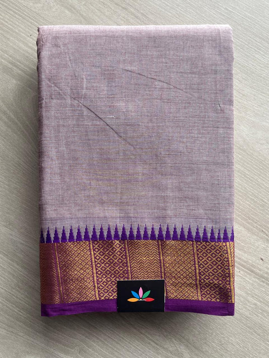 Zari Border Chettinad Cotton Saree - 26325